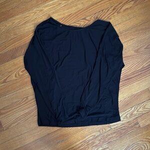 Rag and bone black size 2 somewhat backless shirt. Never worn